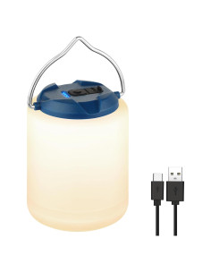 Linterna de Camping LED BOBKID 1000LM Recargable Azul