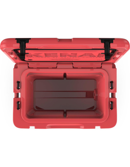 Enfriador KENAI 25 QT Coral Aislado Rotomoldeado Hecho en EE. UU.