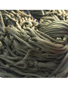 Hamaca de Malla de Nylon Garneck 240x80 cm Verde Oscuro 2