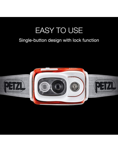 Linterna Frontal Recargable Petzl Swift RL 900 Lúmenes