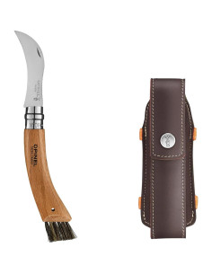 Cuchillo Plegable OPINEL No.8 para Hongos con Funda y Caja 2