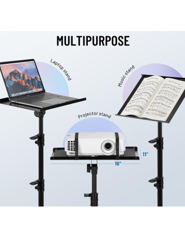 Soporte de Proyector Tripode CAHAYA Ajustable 66 a 131 cm