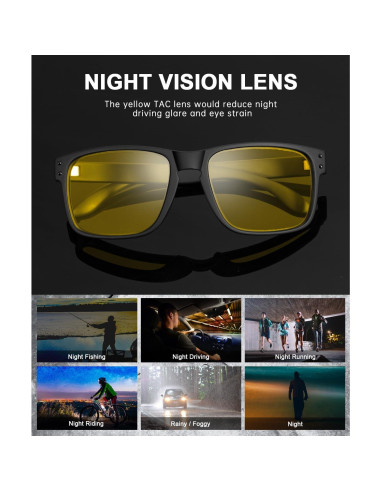 Gafas de Sol KALIYADI Polarizadas UV 3 Paquete Estilo Vintage