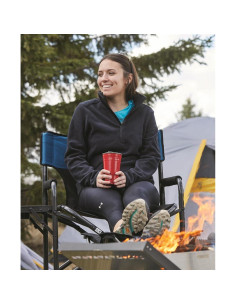 Silla de Campamento Plegable Guide Gear Azul/Negro 226.8 kg 2