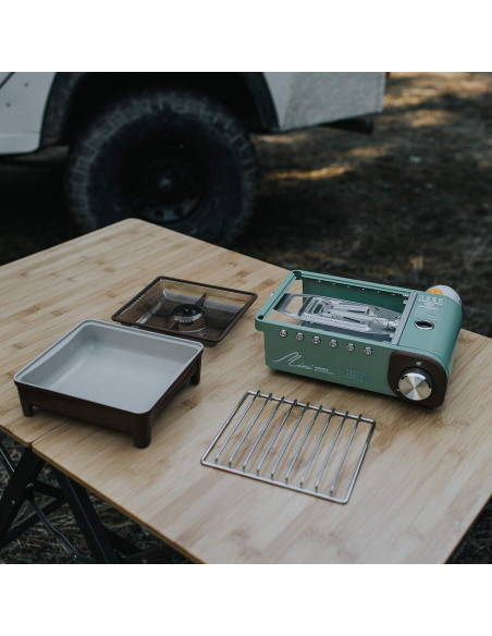 Kovea Todo-en-Uno Mini Estuche Duro 3.08 kg Verde