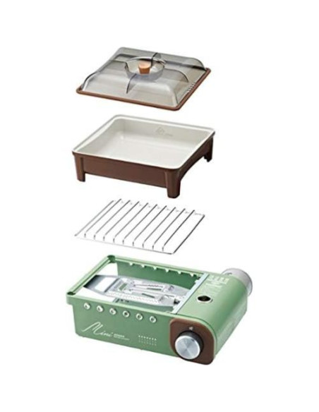 Kovea Todo-en-Uno Mini Estuche Duro 3.08 kg Verde