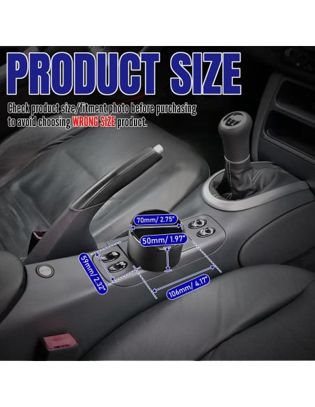 Soporte para Tazas de Consola Central BILLFARO para Porsche