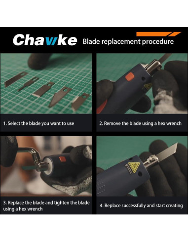 Hojas de Repuesto Cuchillo Cortador Ultrasónico Chawke CK01 50pcs