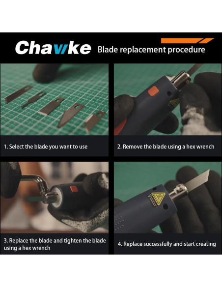 Hojas de Repuesto Cuchillo Cortador Ultrasónico Chawke CK01 50pcs