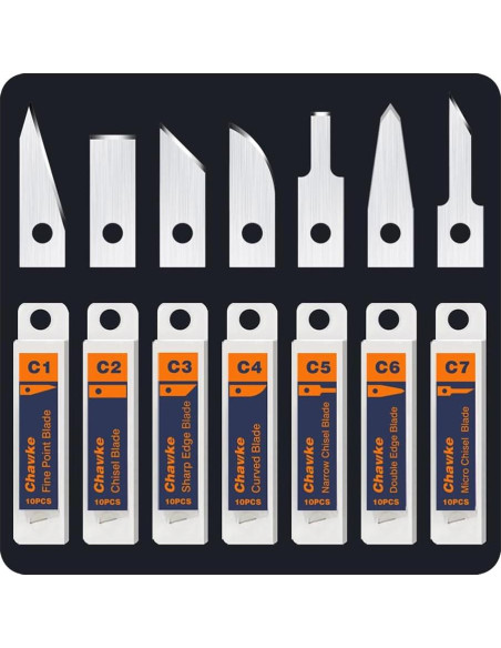 Hojas de Repuesto Cuchillo Cortador Ultrasónico Chawke CK01 50pcs