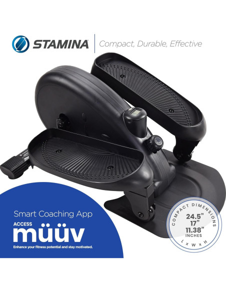 Máquina Elíptica Stamina InMotion E1000 Compacta - Cardio Bajo Escritorio