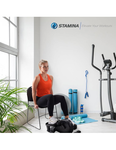 Máquina Elíptica Stamina InMotion E1000 Compacta - Cardio Bajo Escritorio