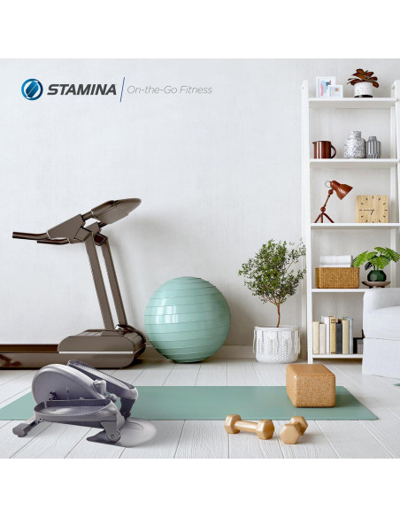 Máquina Elíptica Stamina InMotion E1000 Compacta - Cardio Bajo Escritorio