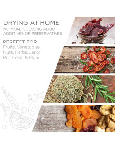 Deshidratador de Alimentos Ivation 6 Bandejas 480W Digital 2