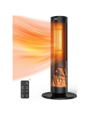 Calefactor de Torre TRUSTECH 1500W 66 cm con Control Remoto