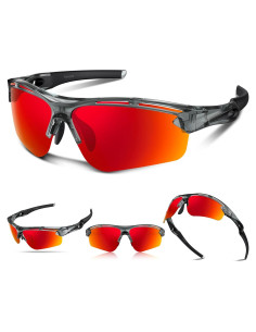Gafas de sol deportivas Rosemal 7253 polarizadas UV400