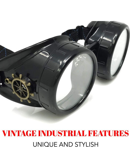 Gafas Steampunk UMBRELLALABORATORY, Estilo Vintage Gafas Steampunk UMBRELLALABORATORY, Estilo Vintage