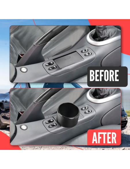 Soporte para Tazas de Consola Central BILLFARO para Porsche