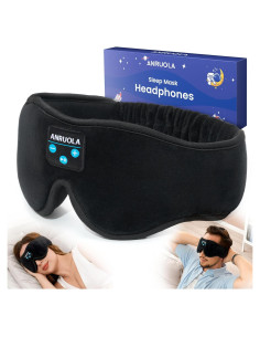 Auriculares para dormir ANRUOLA con máscara Bluetooth 5.3