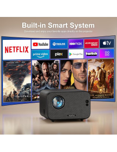Proyector Portátil XuanPad Full HD 1080P WiFi Bluetooth 4K 2