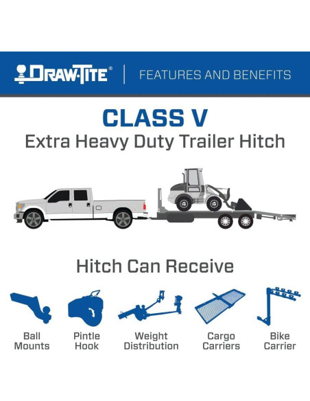 Enganche de Remolque Clase 5 Draw-Tite 41945 para Ford E-150/E-250/E-350