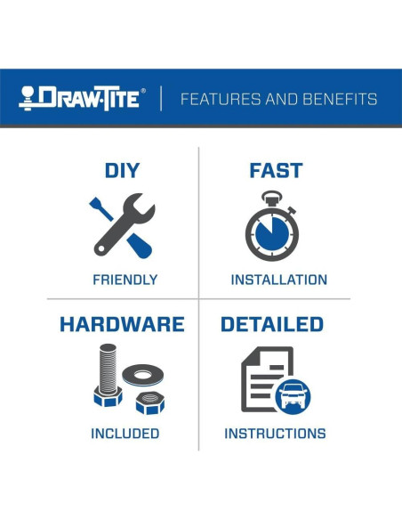 Enganche de Remolque Clase 5 Draw-Tite 41945 para Ford E-150/E-250/E-350