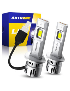 Bombillas LED H1 AUTOONE 600% Más Brillantes 6500K - Paquete de 2