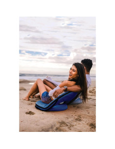 Silla Plegable Stansport Go Anywhere Azul Respaldo Reclinable 2