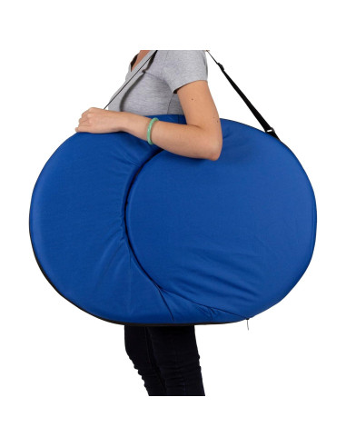 Silla Plegable Stansport Go Anywhere Azul Respaldo Reclinable