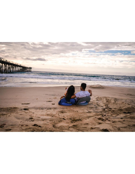 Silla Plegable Stansport Go Anywhere Azul Respaldo Reclinable