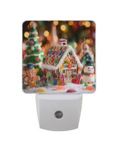 Juego de 2 luces nocturnas LED Annisoul con sensor automático