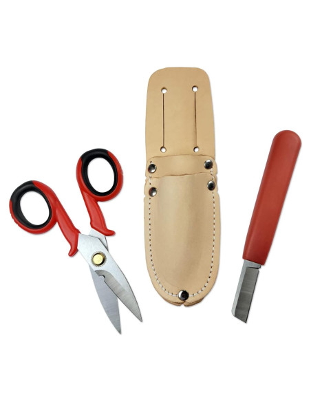 Conjunto Tijeras y Cuchillo Benner-Nawman UP-B606, Rojo