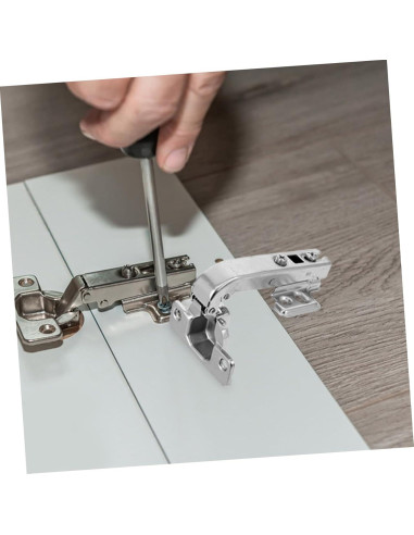 4 Bisagras de Acero Inoxidable Carga Pesada para Gabinetes