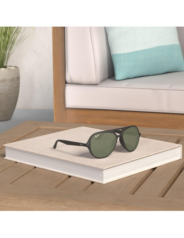 Gafas de sol Ray-Ban Rb4376 Aviador 57mm Negro Verde
