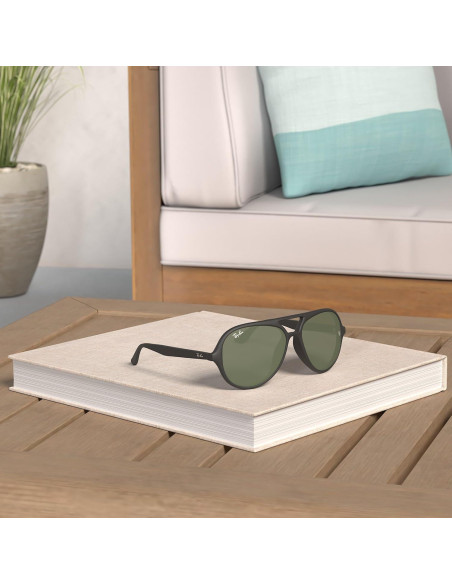 Gafas de sol Ray-Ban Rb4376 Aviador 57mm Negro Verde Gafas de sol Ray-Ban Rb4376 Aviador 57mm Negro Verde