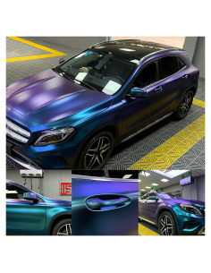 Vinilo Adhesivo ASENDIWAY 1.52m Púrpura a Azul Brillante