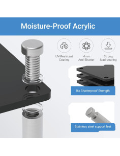 Soporte de Exhibición Acrílico LoengMax 3 Niveles para Perfumes 2