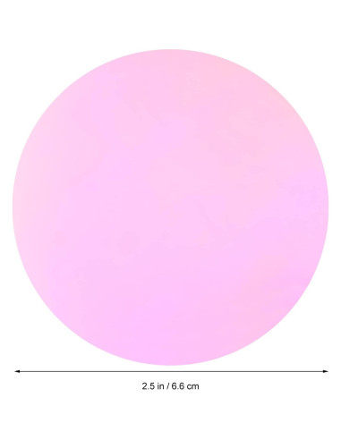 10 Filtros de Gel Plástico Color Rojo 66mm SOLUSTRE