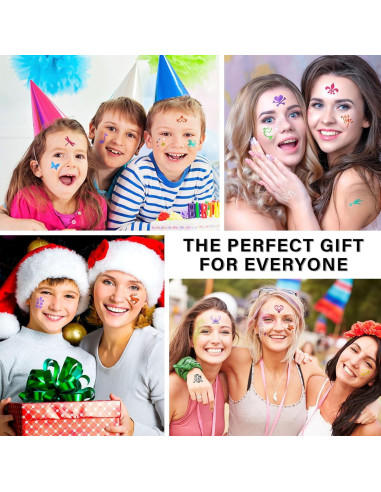 12 Plantillas de Tatuajes Temporales RAZET - Henna Reutilizables