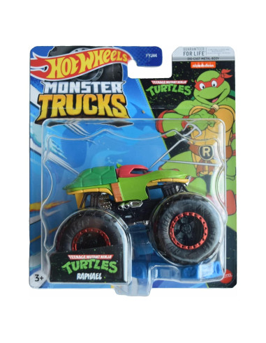 Hot Wheels Monster Trucks Raphael Tortugas Ninja 1:64