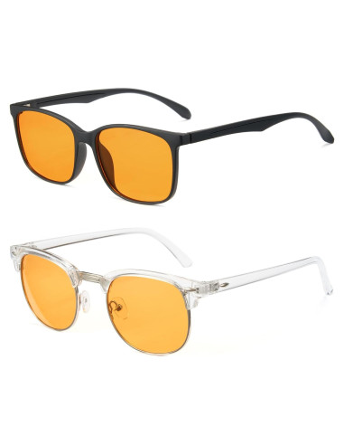 Gafas Bloqueadoras de Luz Azul Cyxus 2 Pack para Gamers