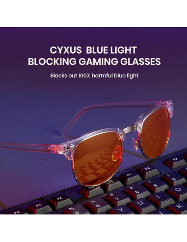 Gafas Bloqueadoras de Luz Azul Cyxus 2 Pack para Gamers