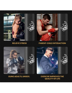 Saco de Boxeo Colgante Vacío Xitumaoyi 100x30cm para Adultos 2