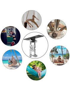 Soporte para Bolsa Pesada VivaZen 408 kg Acero Alta Resistencia 2