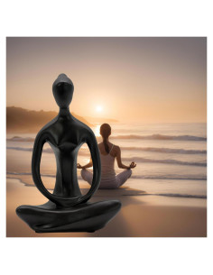 Estatua de Buda Minimalista Bellaa 20.32 cm Hecha a Mano