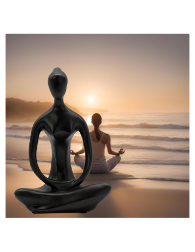 Estatua de Buda Minimalista Bellaa 20.32 cm Hecha a Mano