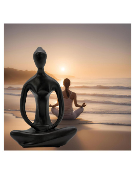 Estatua de Buda Minimalista Bellaa 20.32 cm Hecha a Mano