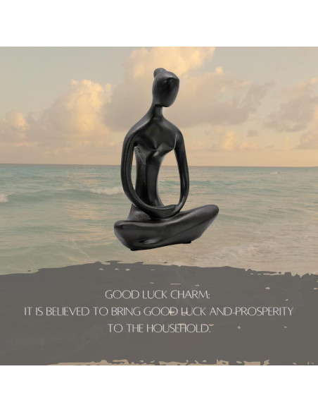 Estatua de Buda Minimalista Bellaa 20.32 cm Hecha a Mano