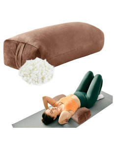 Cojín de Yoga HOMBYS YOGA241125 Espuma Desmenuzada 70x26x15 cm