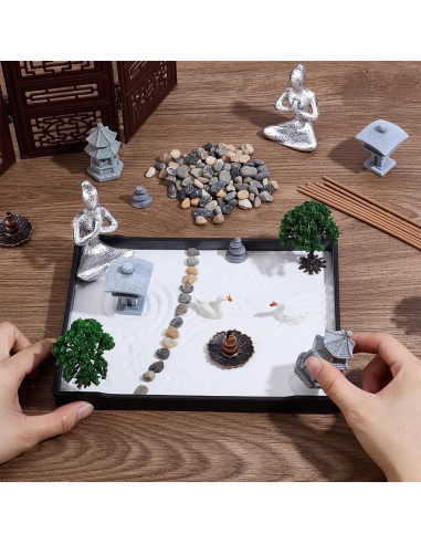 Kit Jardín Zen de Meditación Webeedy - 23.1x16x5.1cm